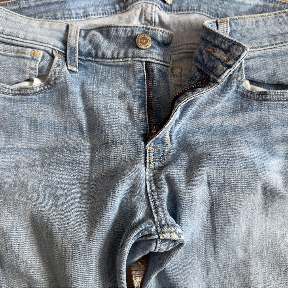 HOLLISTER Light Wash Straight Jeans Size W30 L33 - Picture 14 of 14